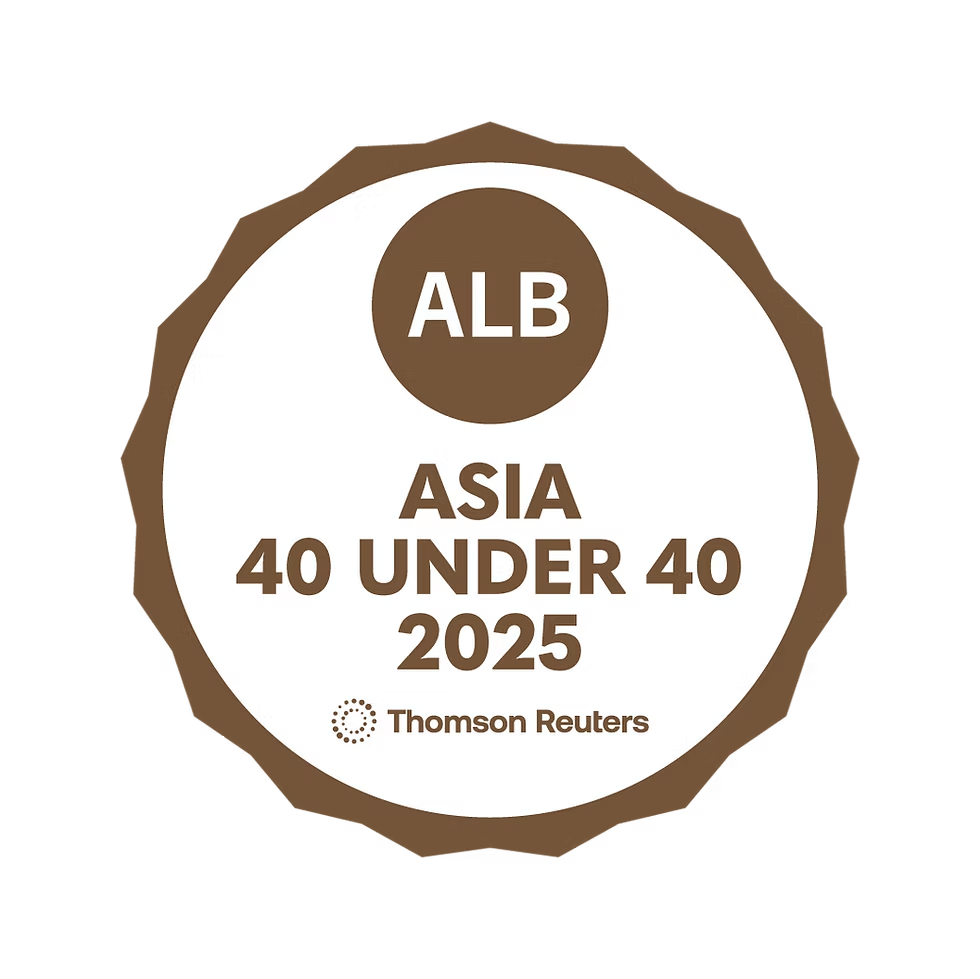 Eric Lai recognised in Asian Legal Business as one of Asia’s 40 under 40 Lawyers in 2025